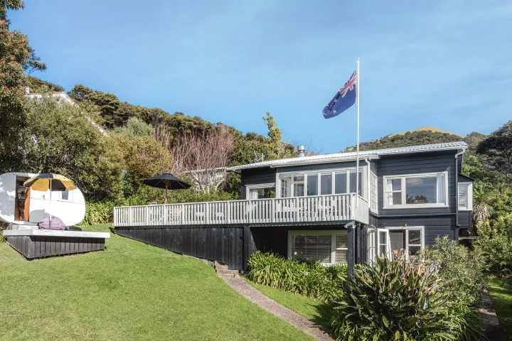 Front of house The Boat House at Arran Bay