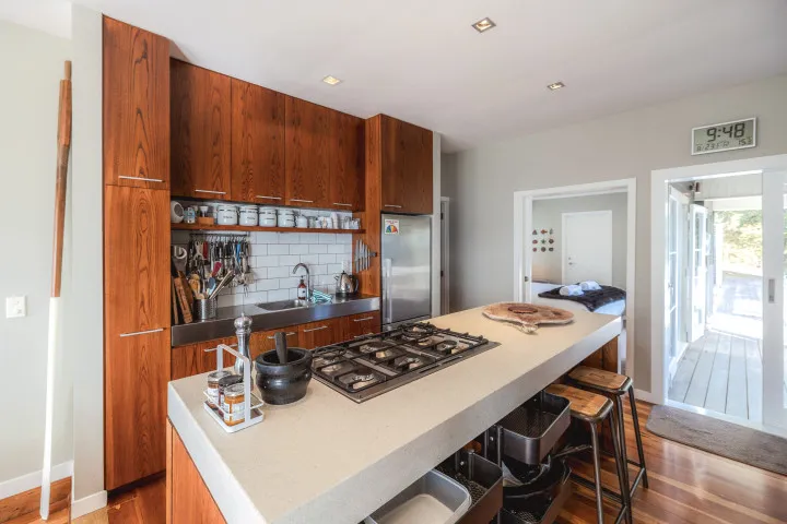 Fully stocked kitchen The Boat House at Arran Bay