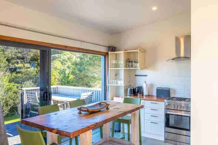 Harvest Cottage Waiheke Island Open Plan Kitchen and Dining