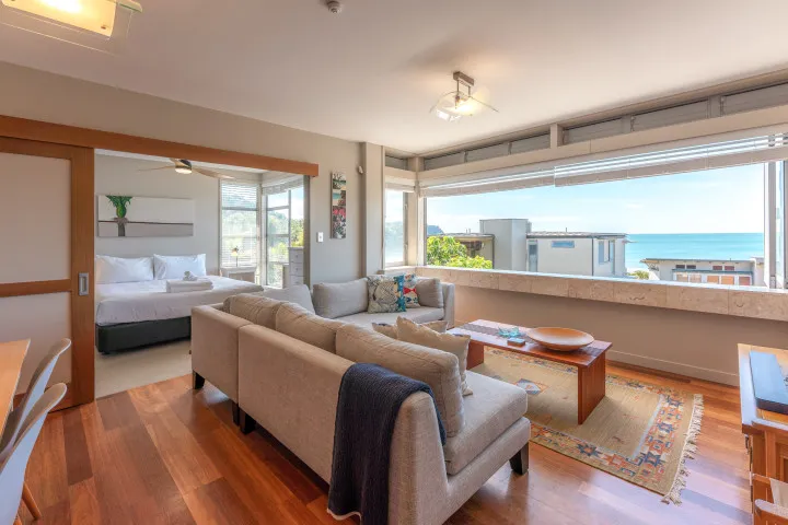 Horizon on The Beach at The Sands Living area into master bedroom