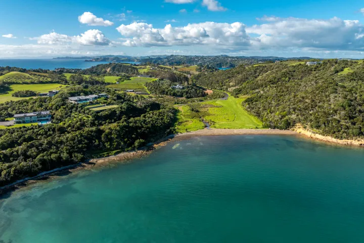 Korora Estate Exterior Day Birds Eye Owhanake Bay