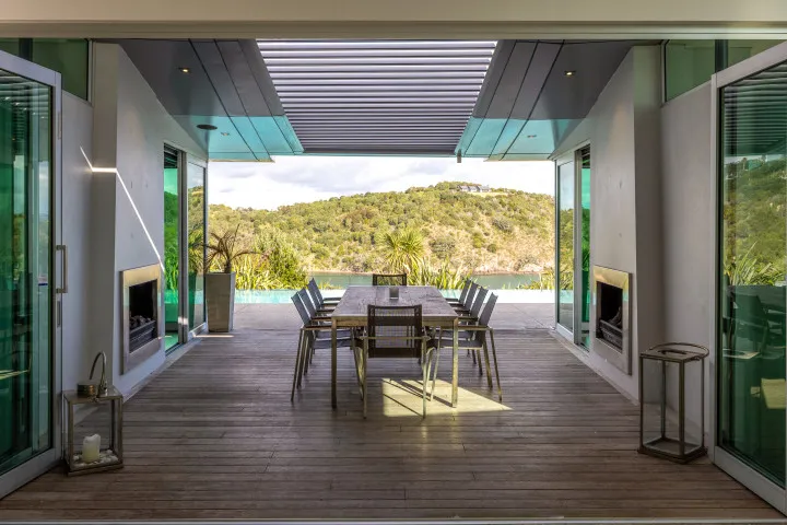 Korora Estate Main House Outside Dining Area Day