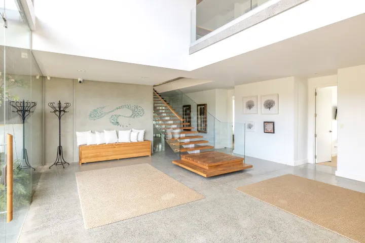 Kotare Estate Entrance Hall stair case and entrace to guest suites