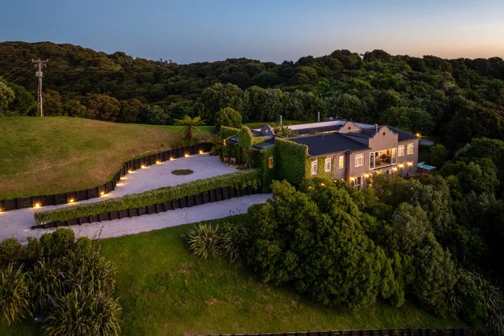 Kotuku Lodge Aerial Shot 5