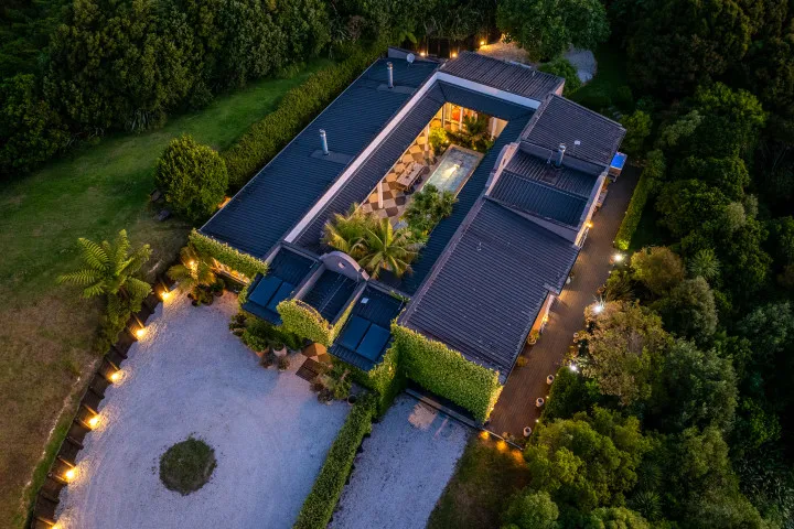 Kotuku Lodge Aerial Shot 6