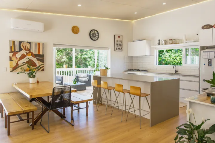 La Maison Soleil Waiheke Unlimited Open Plan Kitchen and Dining