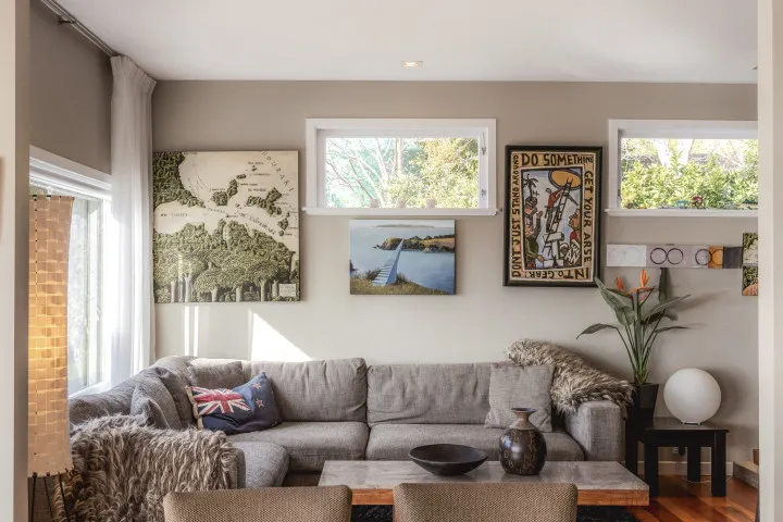 Main lounge area The Boat House at Arran Bay