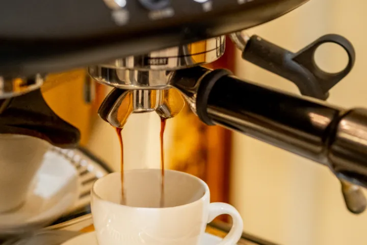 Swarna Mandapa luxury espresso machine