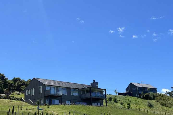 The Keep at Woodside Bay Front of the house from the olive grove