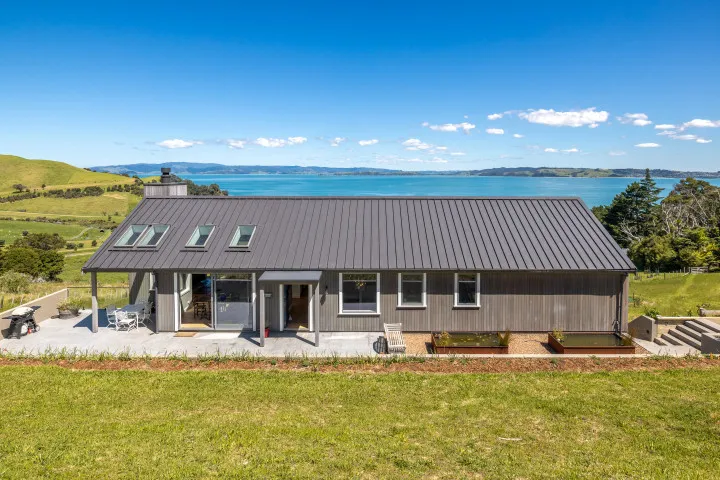 The Keep at Woodside Bay View over the house to the ocean