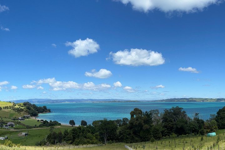 The Keep at Woodside Bay panoramic view from the deck 1
