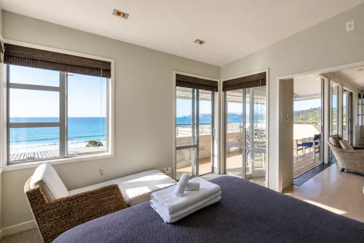 The Penthouse On The Beach at The Sands Ocean views from the master bedroom
