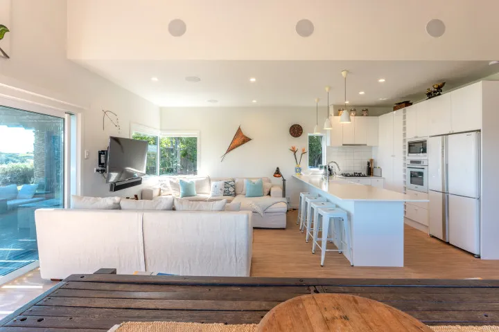The Point Onetangi Kitchen and living aera v2