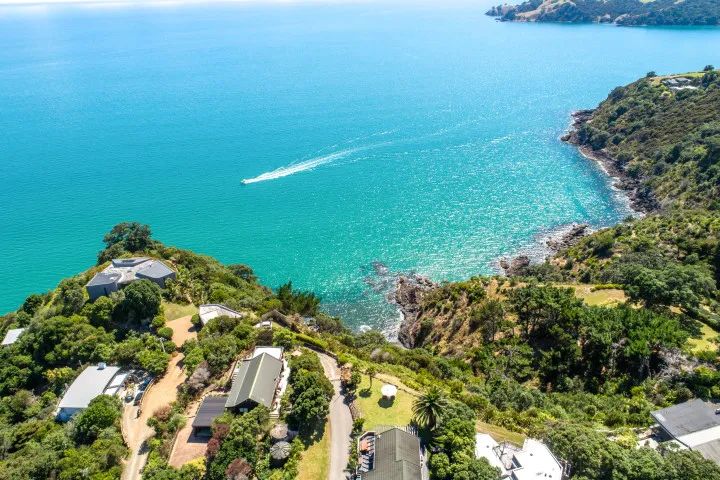 The Point Onetangi Overhead view of property and ocean 2 v3