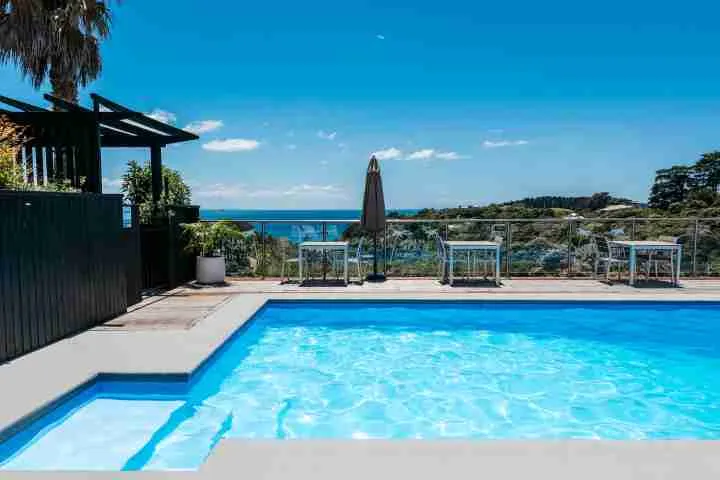 Villa Aqua Swimming Pool with Ocean Views Resort